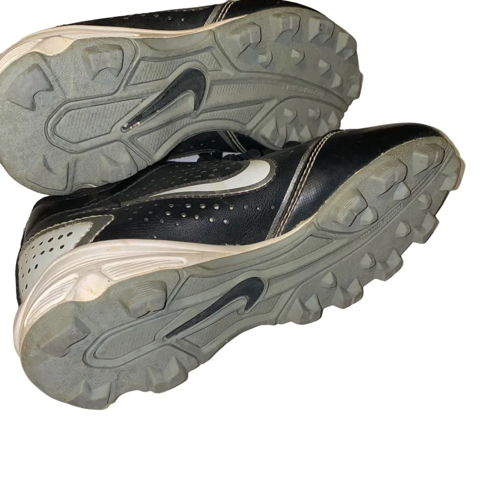 Nike kid black keystone baseball cleats size 11c child